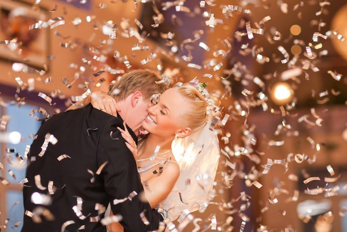 Bride And Groom Having Their First Dance dj wedding Glasgow